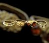 Picture of 4pcs Rhinestone rings